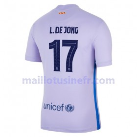 Maillot de Foot FC Barcelone Luke De Jong 17 Extérieur 2021-22